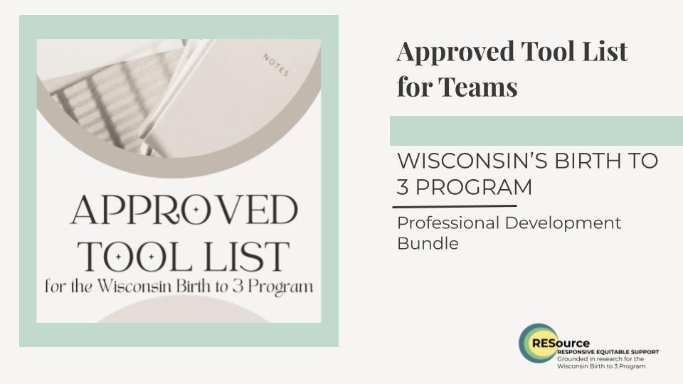 Approved Tool List Bundle